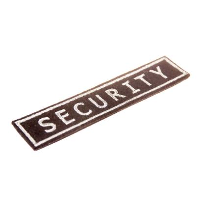 Где купить Нашивка SECURITY Поле черное, Буквы серебро, Кант серебро на липучке в Москве недорого