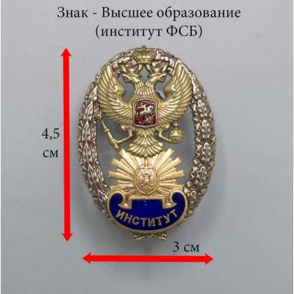 Где купить знак значок мет. Институт (знак института ФСБ), гор.эмаль в Москве недорого с доставкой по России