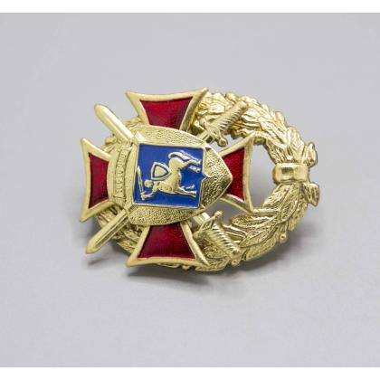 Где купить знак нагрудный значок  ВДВ 106  гвардия ( дивизия ) красный ( в венке ) в Москве недорого с доставкой по России