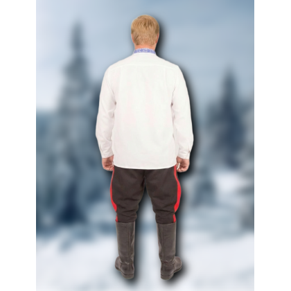 Где купить Косоворотку славянскую, белую, в Москве недорого