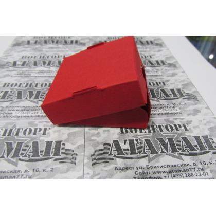 Коробка для медали картонная ( 5 x 5 см ) красная