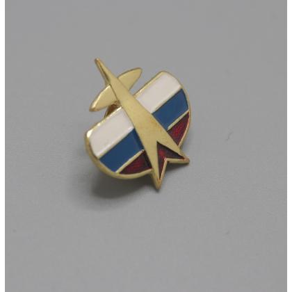 Где купить фрачный значок знак Фрачник Космические войска (триколор) в Москве не дорого с доставкой по России