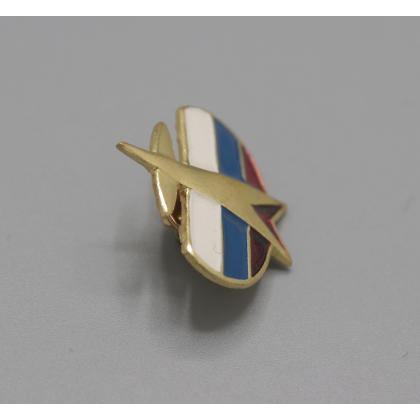 Где купить фрачный значок знак Фрачник Космические войска (триколор) в Москве не дорого с доставкой по России