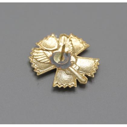 Где купить фрачный значок знак Фрачник  Сова с мечом (красный фон) в Москве недорого с доставкой по России