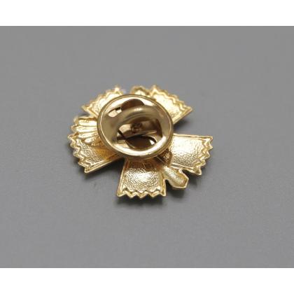 Где купить фрачный значок знак Фрачник  Сова с мечом (красный фон) в Москве недорого с доставкой по России