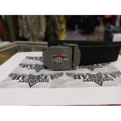 Ремень тактический нейлоновый ARMY OPERATOR BELT, пряжка AK47, цвет Черный (Black) купить в москве военторг атаман