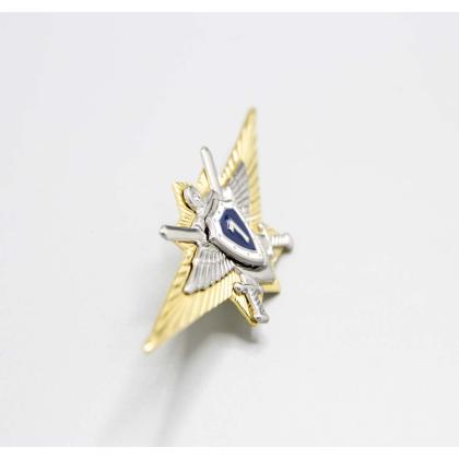 Где купить  Нагрудный знак классность  ВС.РФ. офицерский - 1 (синий) Нового образца военторг Атаман Москва доставка дешево 