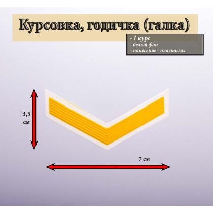 Где купить галка 1 год пластизоль желтый на белом.  Курсовку годичку в Москве недорого