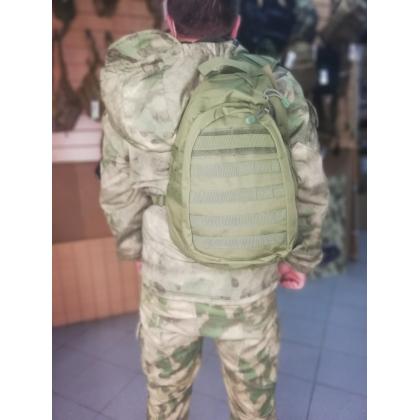 Где купить Тактическая сумку - рюкзак однолямку через одно плечо , мод.446 , цвет Олива в Москве в интернет магазине Атаман недорого рядом со мной