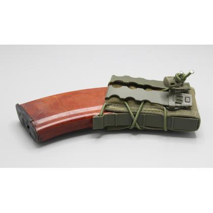  Где купить Подсумок ОЛИВА для 1-го магазина АК molle пластиковые вставки в Москве недорого с доставкой по России