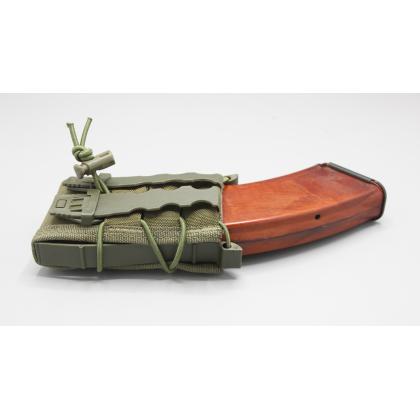  Где купить Подсумок ОЛИВА для 1-го магазина АК molle пластиковые вставки в Москве недорого с доставкой по России