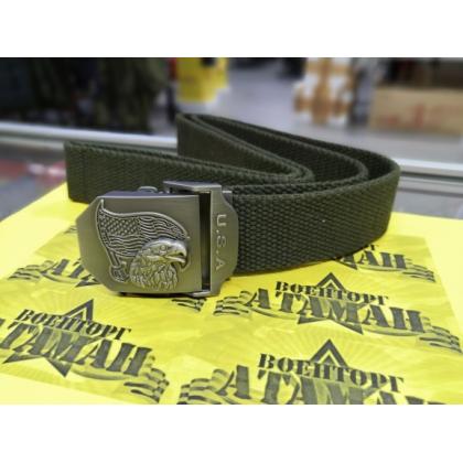 Ремень тактический нейлоновый ARMY OPERATOR BELT, пряжка AMERICAN EAGLE, цвет Олива (Olive) купить в москве военторг атаман