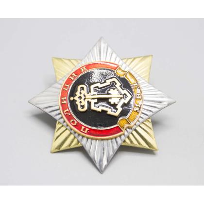 Где купить знак Значок металлический  Орден-звезда Полиция Росгвардия ВОХР в Москве недорого