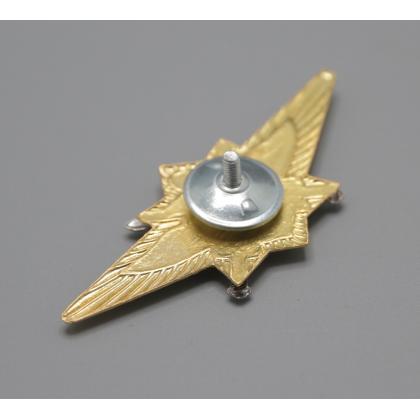 Где купить Нагрудный знак классность  ВС.РФ. офицерский армейский - 2 (синий) в Москве недорого с доставкой по России