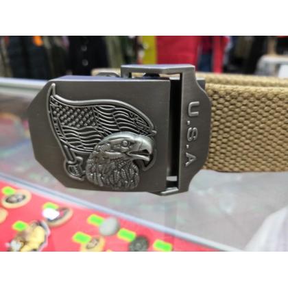 Ремень тактический нейлоновый ARMY OPERATOR BELT, пряжка AMERICAN EAGLE, цвет Койот (Coyote) купить в москве военторг атаман