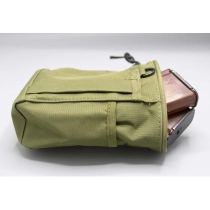  Где купить Подсумок под сброс (Малый),  для  магазинов АК molle , ц. Оливковый для разгрузок и тактических поясов в Москве недорого