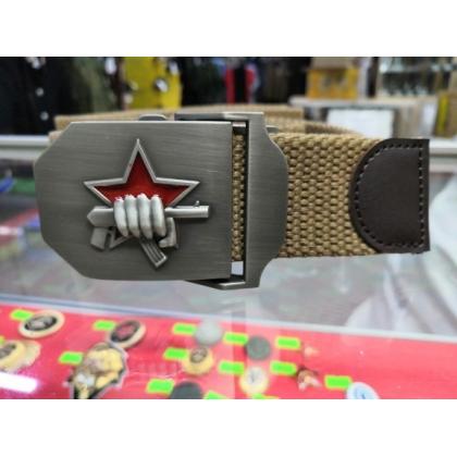 Ремень тактический нейлоновый ARMY OPERATOR BELT, пряжка AK47, цвет Койот (Coyote)