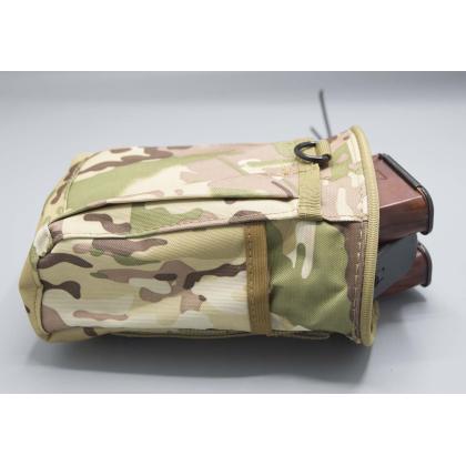  Где купить Подсумок под сброс магазинов (Малый),  для  магазинов АК molle , ц. Мультикам для разгрузок и тактических поясов в Москве недорого