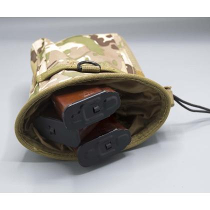  Где купить Подсумок под сброс магазинов (Малый),  для  магазинов АК molle , ц. Мультикам для разгрузок и тактических поясов в Москве недорого
