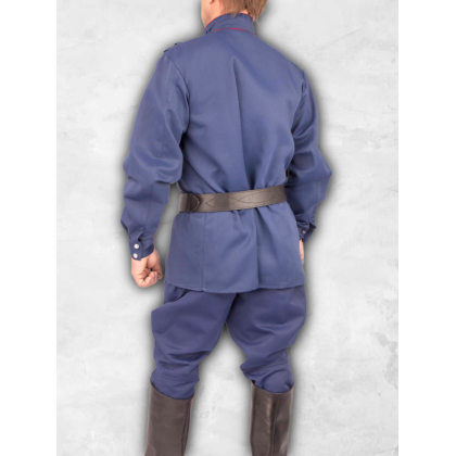 Где купить Гимнастерку смесовую синего цвета, с красным кантом с красным кантом