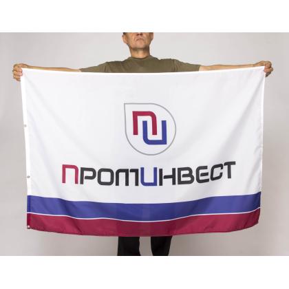 Где купить Флаг ПРОМИНВЕСТ   с люверсами ( 4 штуки ), размер 90-135 см в МОскве недорого с доставкой по России