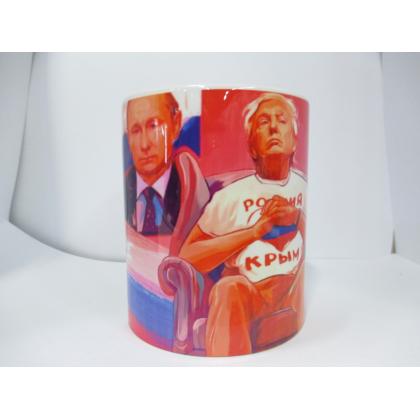 Кружка керамическая (Путин, Трамп)