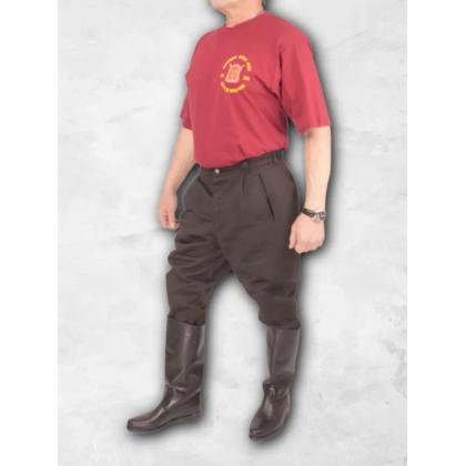 Где купить Брюки в сапоги - галифе смесовые черные без канта - без лампаса для казаков в Москве недорого