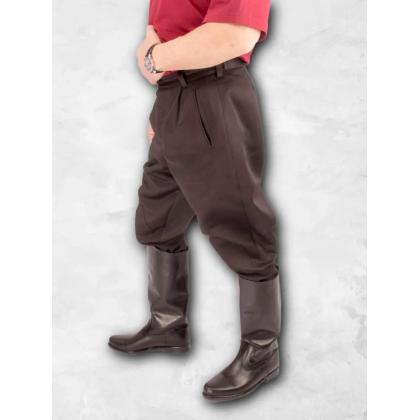 Где купить Брюки в сапоги - галифе смесовые черные без канта - без лампаса для казаков в Москве недорого