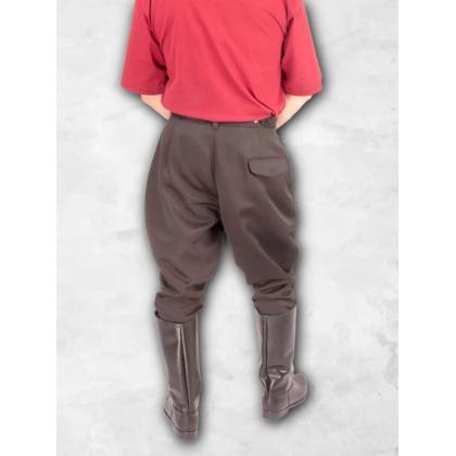 Где купить Брюки в сапоги - галифе смесовые черные без канта - без лампаса для казаков в Москве недорого