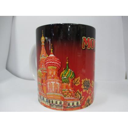 Кружка керамическая (Москва, Хохлома)