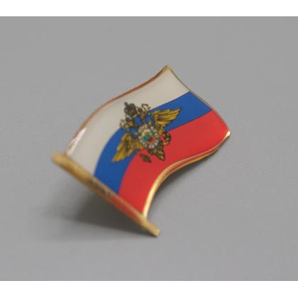 Где купить фрачный значок Фрачник флажок Флаг РФ эмблема МО (смола) в МОскве не дорого с доставкой по России