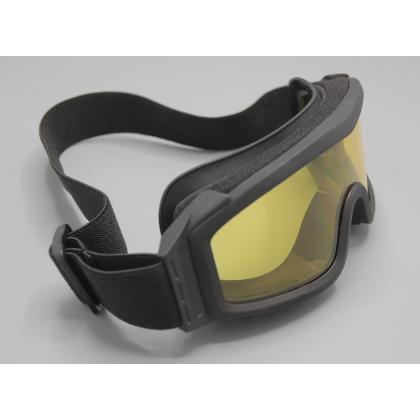 Где купить Защитные очки с резинкой на шлем Smith Optics с панорамной защитной линзой (желтой) в Москве не дорого с доставкой по России