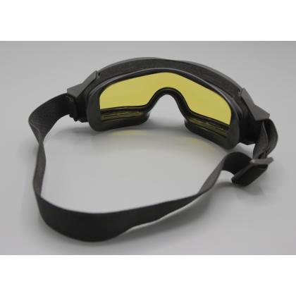 Где купить Защитные очки с резинкой на шлем Smith Optics с панорамной защитной линзой (желтой) в Москве не дорого с доставкой по России