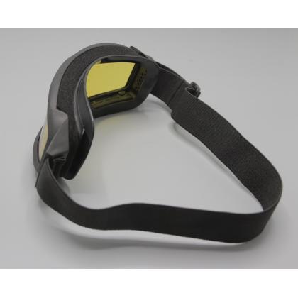 Где купить Защитные очки с резинкой на шлем Smith Optics с панорамной защитной линзой (желтой) в Москве не дорого с доставкой по России