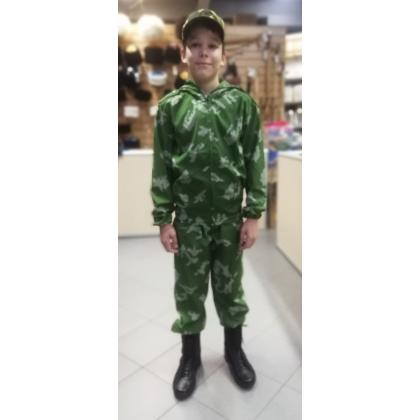 Маскхалат Партизан, костюм летний кадетский, расцветка Березка светлая, для занятий спортом и активного отдыха купить в Москве недорого