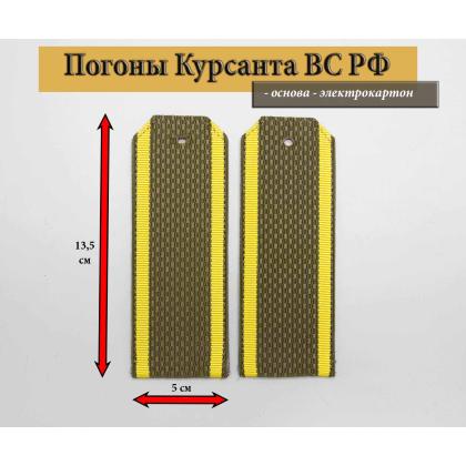 Где купить армейские Погоны оливковые курсантов  ( МО ВС РФ  ) Курсант , без К ( картон ) в Москве недорого