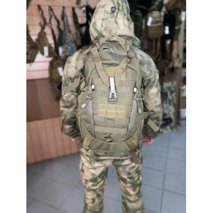 Где купить Тактический рюкзак со светоотражающими элементами , мод. 7020 ,цвет Олива в Москве недорого рядом со мной в интернет магазине