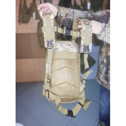 Где купить Рюкзак тактический, мод.069, 20 л, рисунок камуфляжа Мультикам (Multicam) в Москве недорого в интернет магазине Атаман