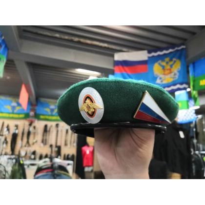 Берет сувенирный зеленый  купить в москве военторг атаман