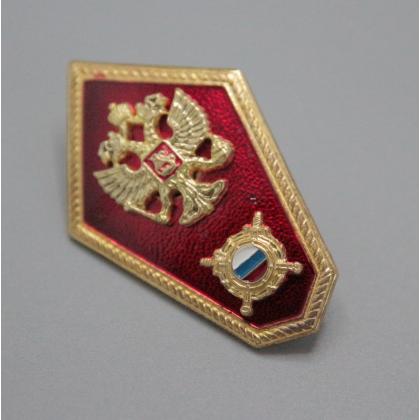 Где купить Значок металлический  Гробик СШМ ( знак средняя школа милиции) в Москве недорого с доставкой по России