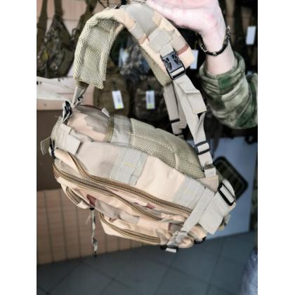 Где купить рюкзак тактический, мод.069, 20 л, цвет камуфляжный Пустынный  трехцветный камуфляж Desert в москве в интернет магазине недорого