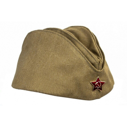 Пилотка х.б, цвет хаки (плотность 180гр .м2)