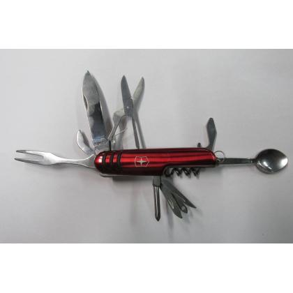Нож складной цв. красный (МТ-patent 200730334892.Х)