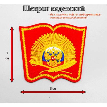 Где купить нарукавную Нашивку - шеврон Президентское кадетское училище в Москве недорого с доставкой по России