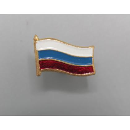 Где купить фрачный значок знак Фрачник Флаг РФ 17 мм в Москве не дорого с доставкой по России