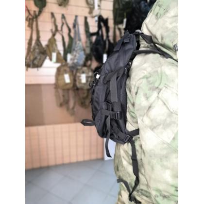 Где купить Тактический рюкзак со светоотражающими элементами, (мод.7020), цвет Черный в Москве недорого рядом со мной