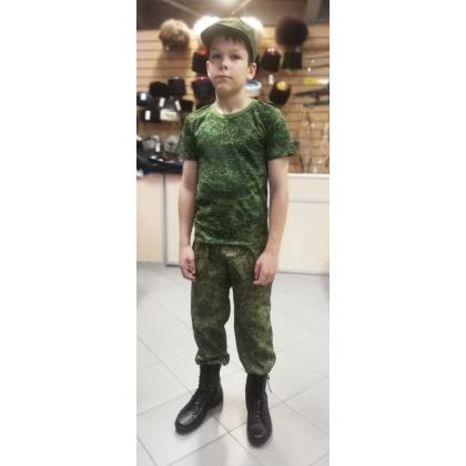 Маскхалат Партизан Костюм летний детский расцветка пиксель Цифра купить недорого в Москве