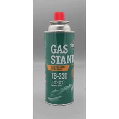 Где купить газовый Газ баллон GAS STANDARD (TB-230) для портативных приборов и туристических горелок в Москве СПб недорого с доставкой по России