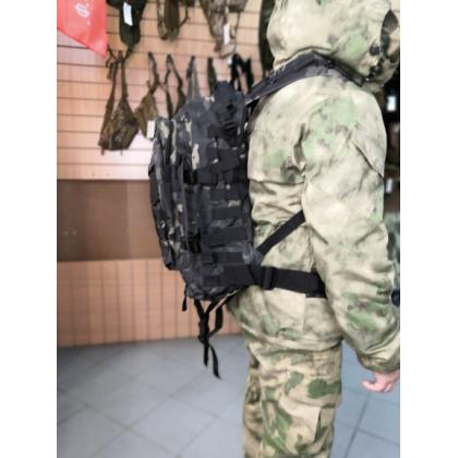 Где купить тактический Штурмовой рюкзак м. Кадет, 40 л, (мод.16) цвет камуфляжный  Мультикам Найт в Москве рядом со мной недорого в интернет магазине