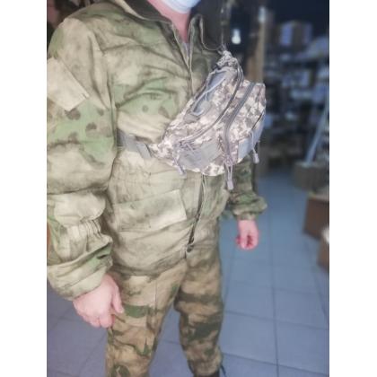 Где купить Сумку поясную (Tactical Sling Bag), цвет камуфлированный Цифровой серый НАТО (ACUPAT) (410), в Москве в интернет магазине Атаман недорого